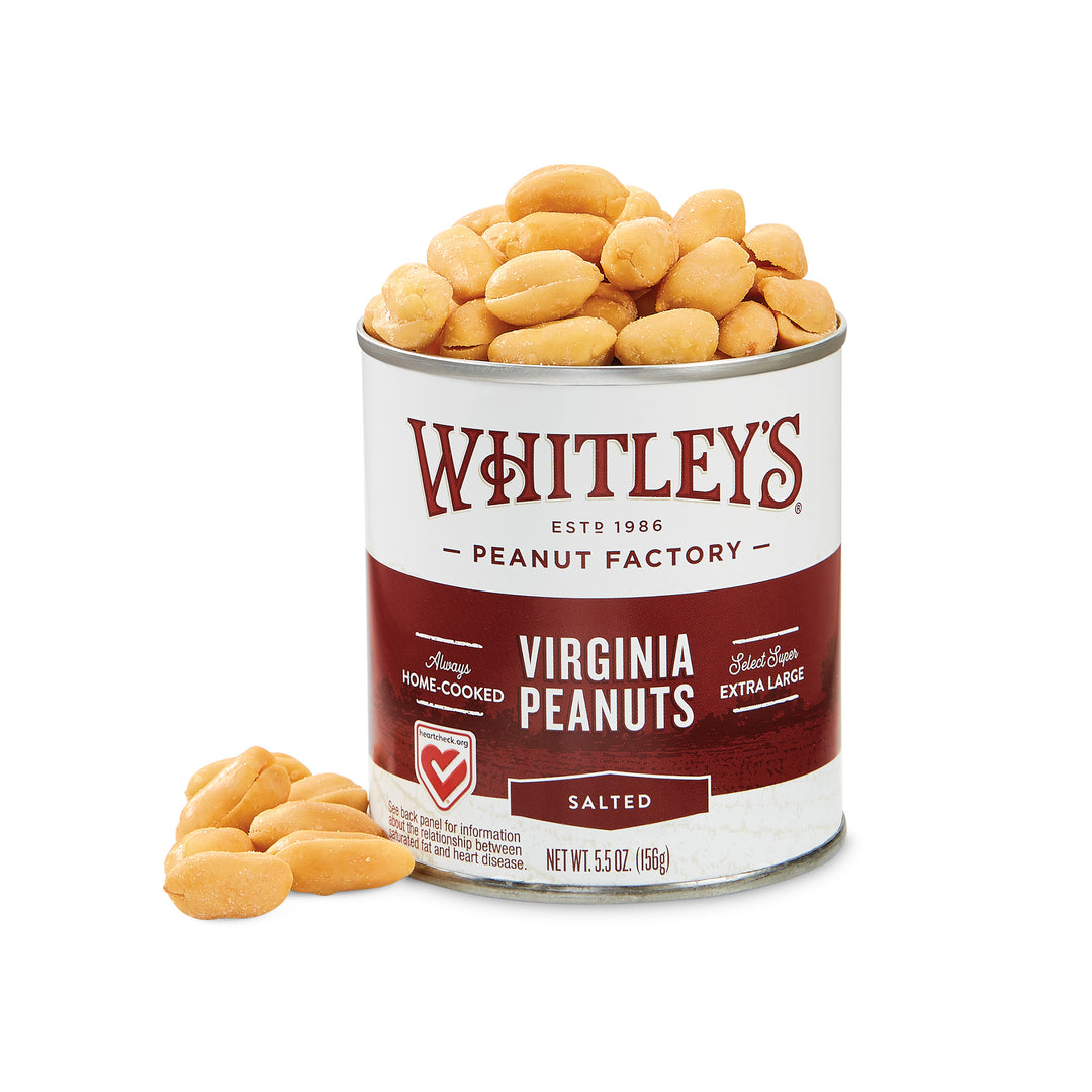 Case of 20 - 5.5 oz. Tins Salted Virginia Peanuts