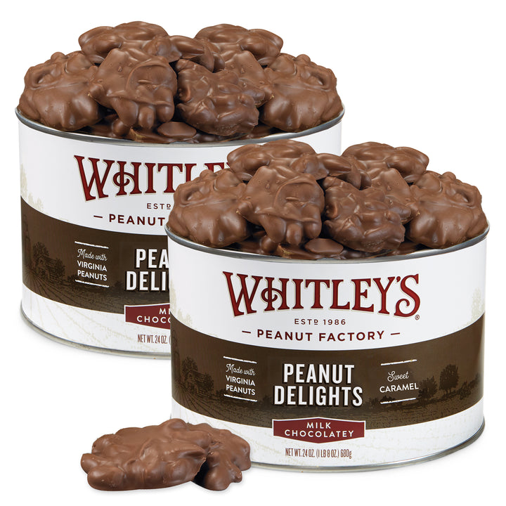Two-Pack 24 oz. Tin Milk Chocolatey Peanut Delights