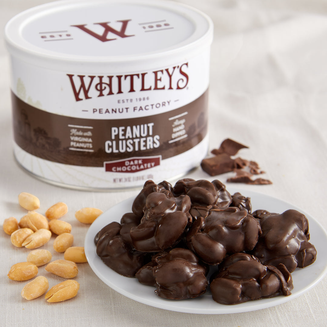 Dark Chocolatey Covered Peanut Clusters