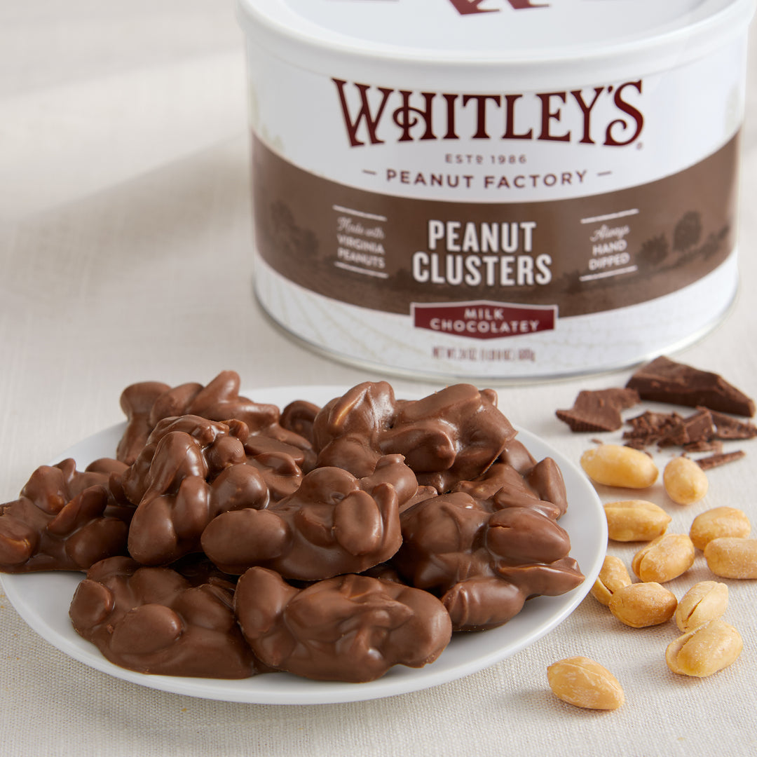 Milk Chocolatey Covered Peanut Clusters