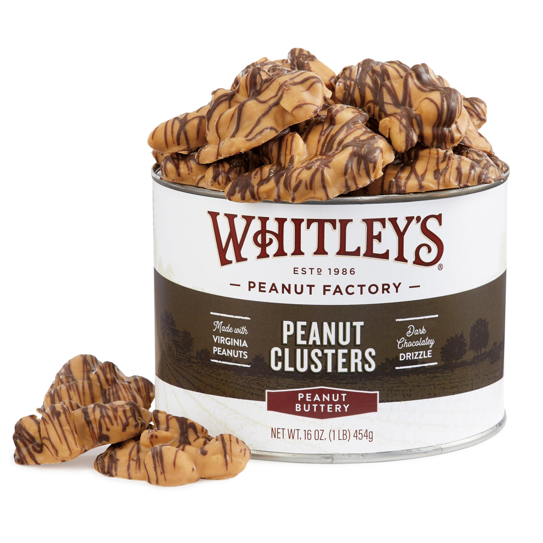 Case of 12 - 16 oz. Tins Peanut Buttery Peanut Clusters