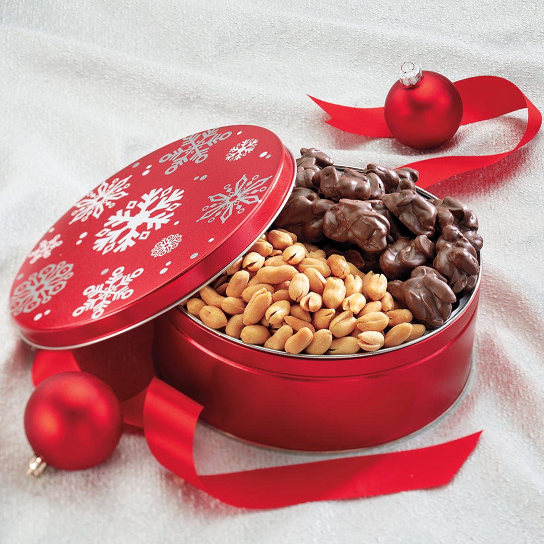Holiday Snowflake Tin