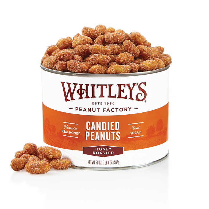 Three-Pack 12 oz. Tin Honey Roasted Virginia Peanuts