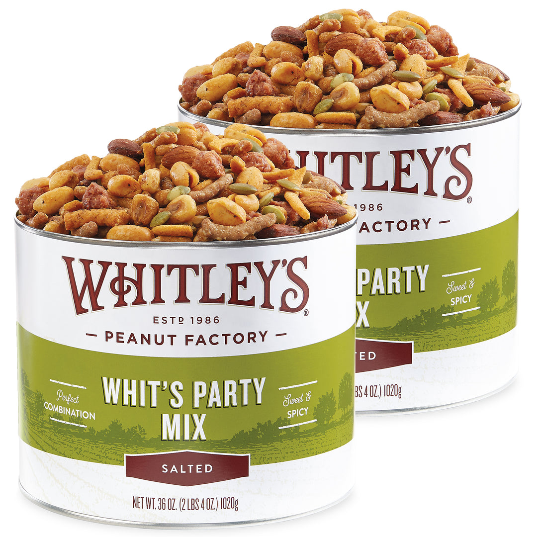 Two-Pack 36 oz. Tin Whits Party Mix