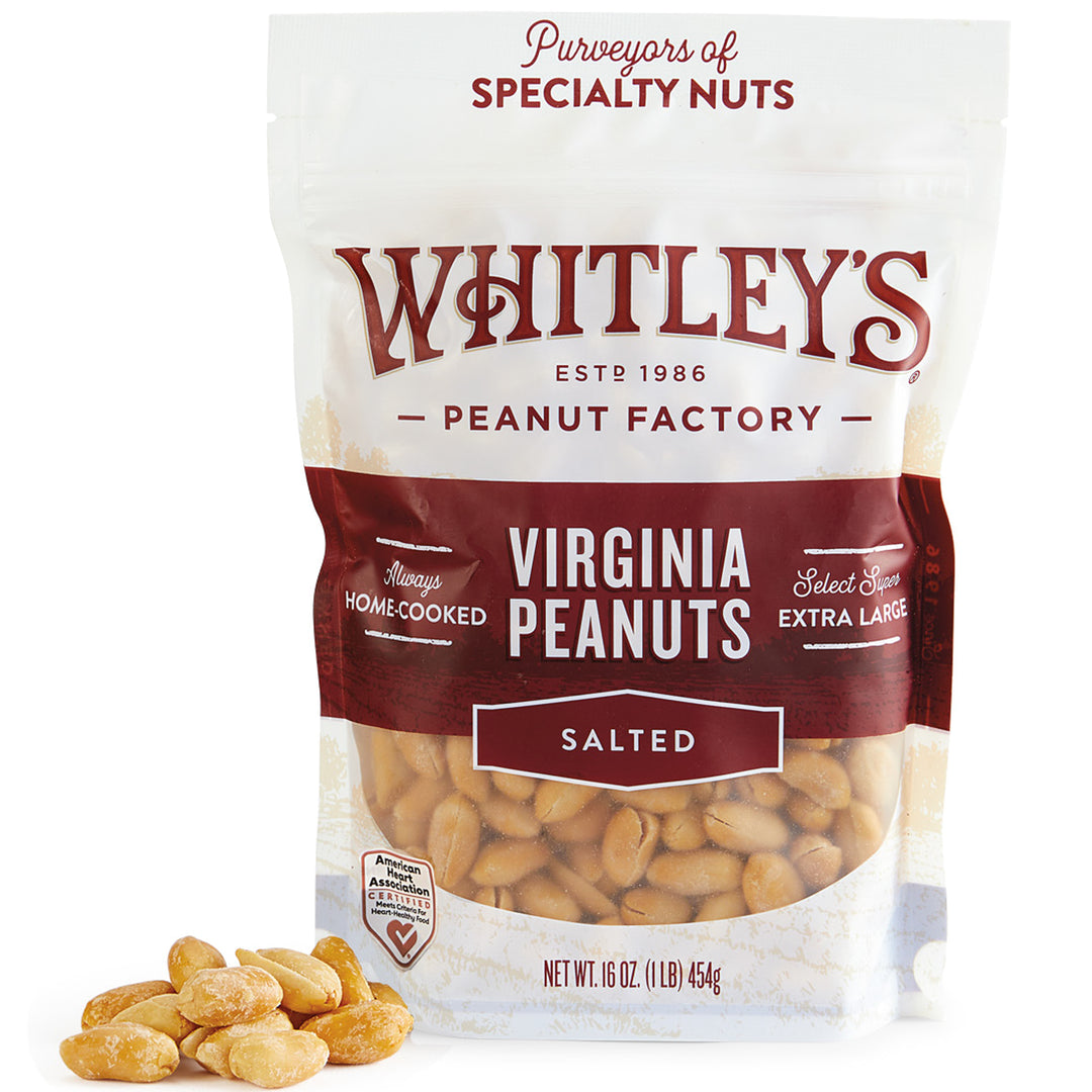 16 oz. Pouch Bag Salted Virginia Peanuts