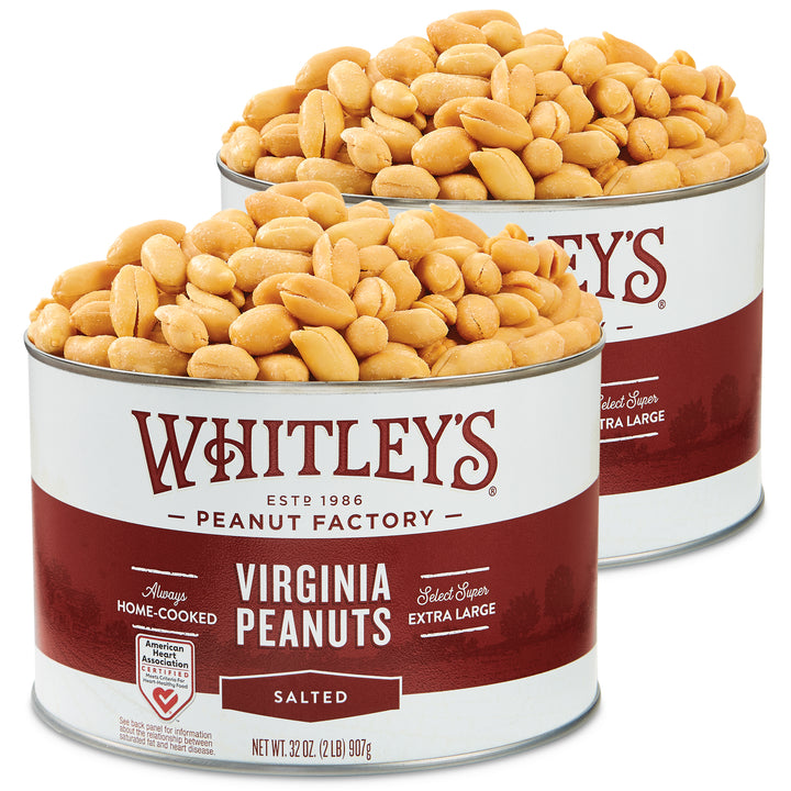 Two-Pack 32 oz. Tin Salted Virginia Peanuts