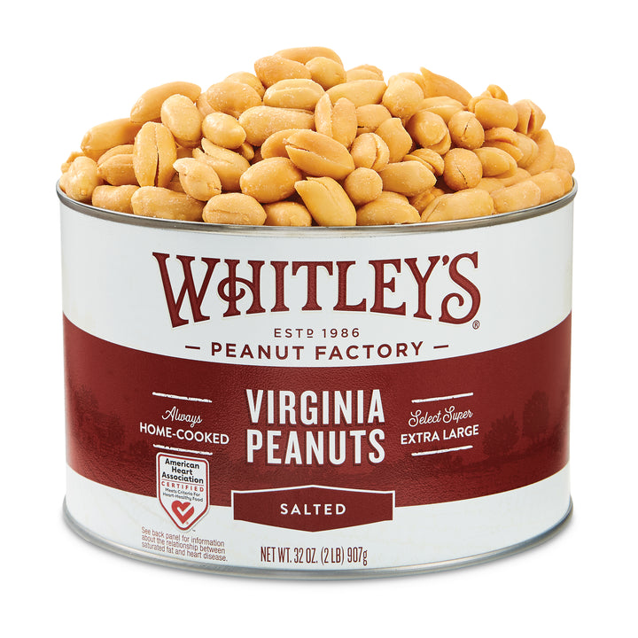Case of 12 32 oz. Tin Salted Virginia Peanuts