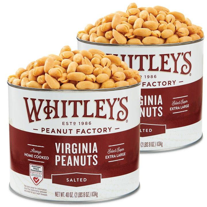 Two-Pack 40 oz. Tin Salted Virginia Peanuts