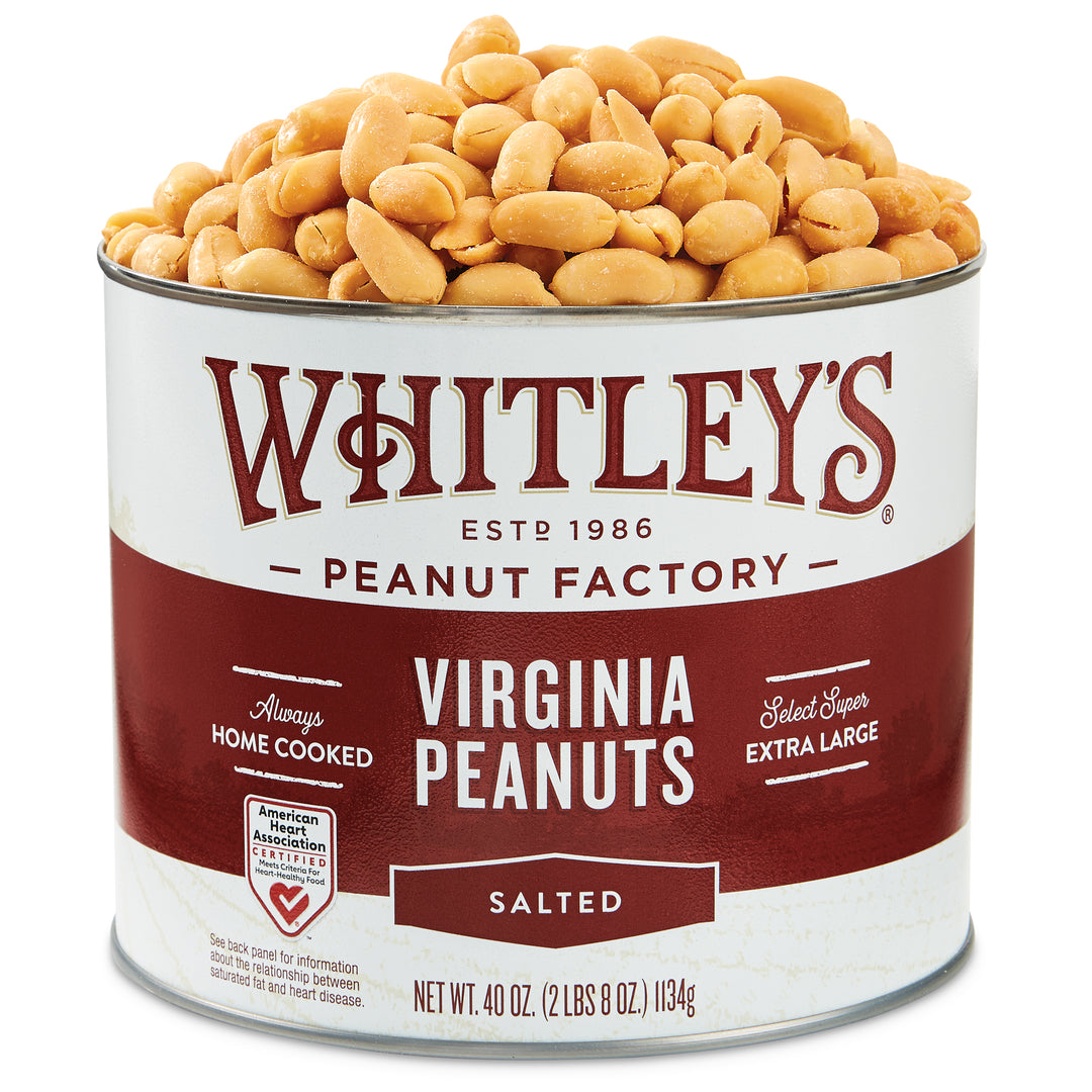 Case of 8 - 40 oz. Salted Virginia Peanuts