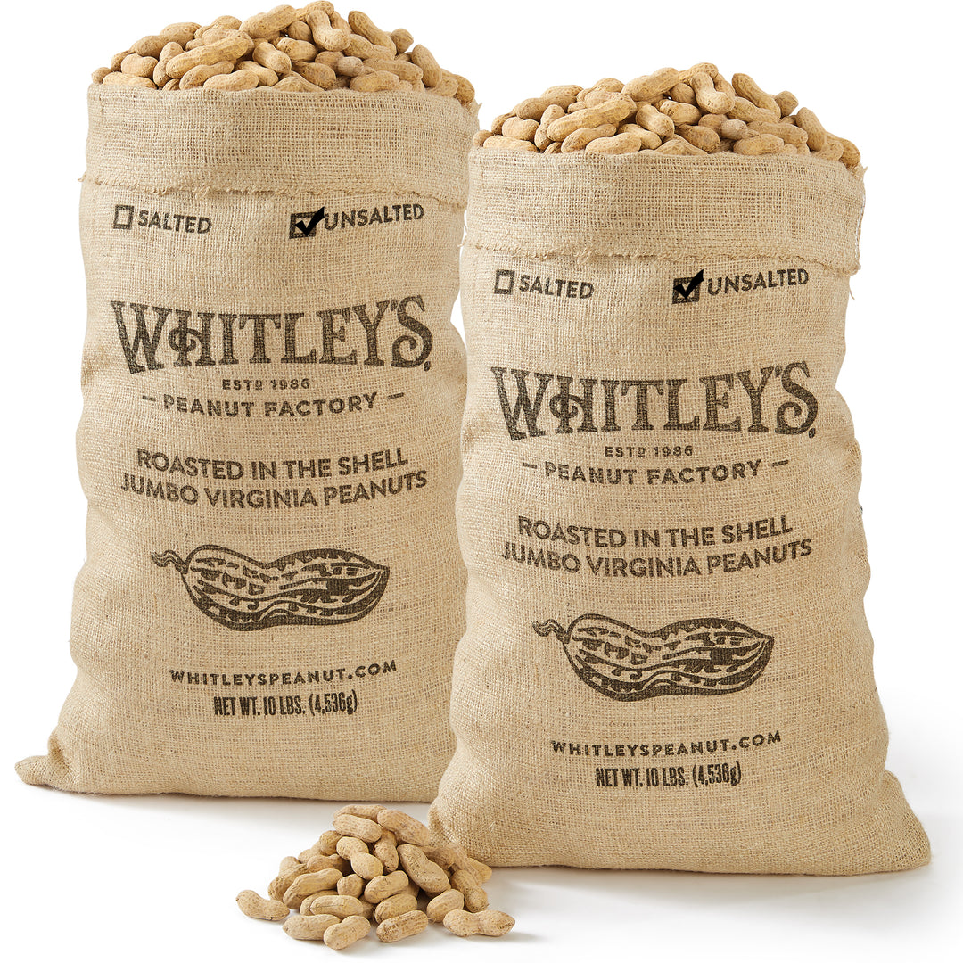 Two-Pack 5 lb. Box Unsalted Roasted-n-Shell Peanuts