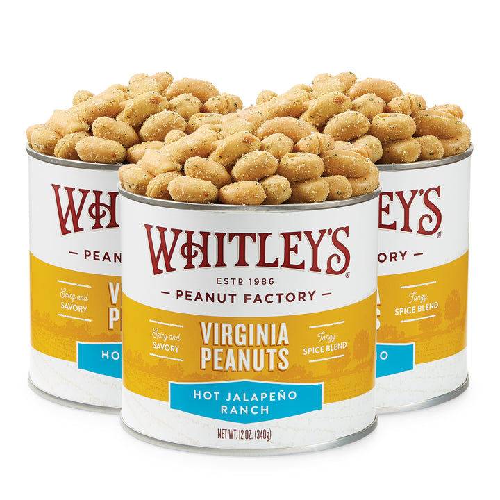 Two-Pack 20 oz. Tin Hot Jalapeno Ranch Virginia Peanuts
