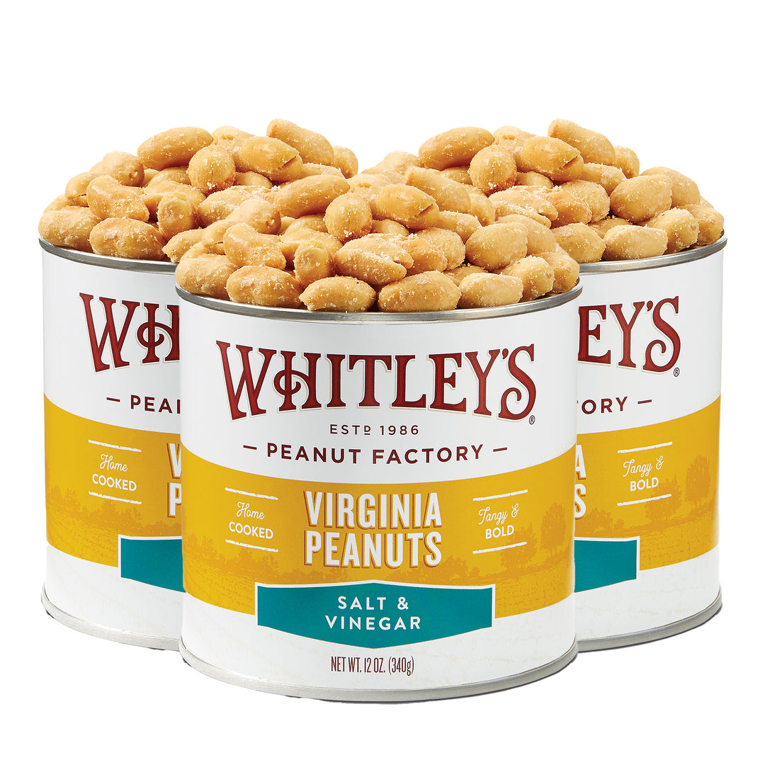 Two-Pack 20 oz. Tin Salt and Vinegar Virginia Peanuts