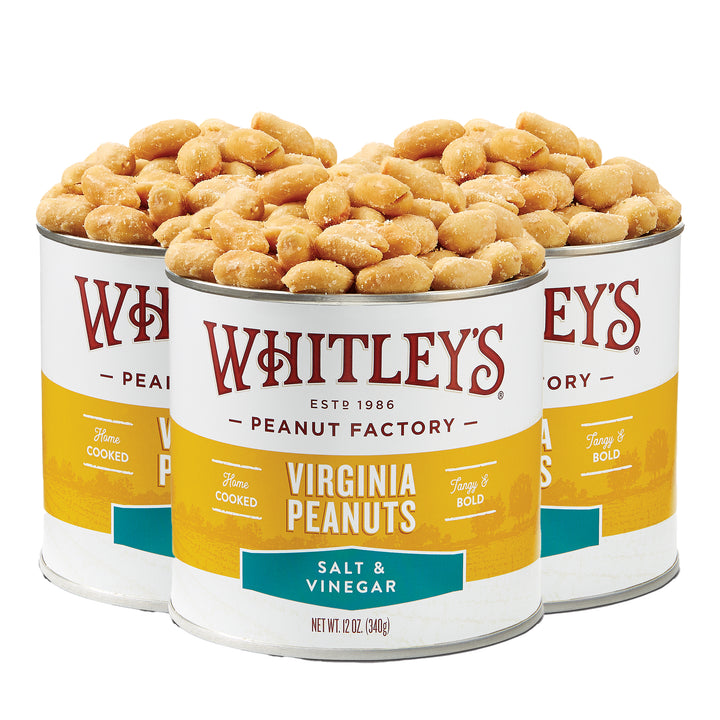 Two-Pack 20 oz. Tin Salt and Vinegar Virginia Peanuts