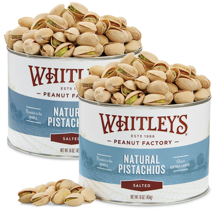 Two-Pack 16 oz. Tin Natural Pistachios