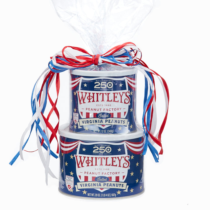 Whitley's America 250 Salted Virginia Peanuts Tower