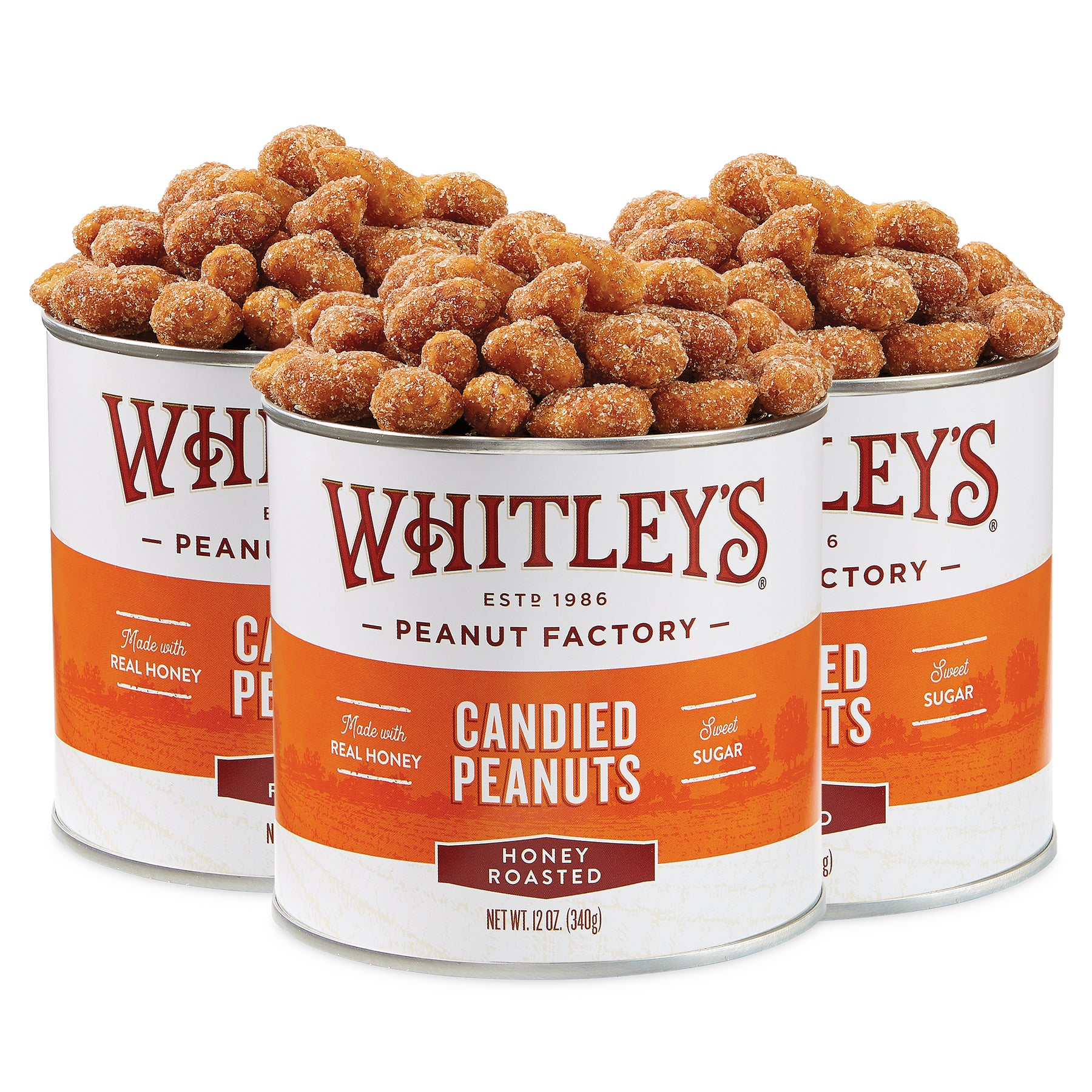 Honey Roasted Peanuts | Virginia Peanuts | Whitleys Peanut Factory ...