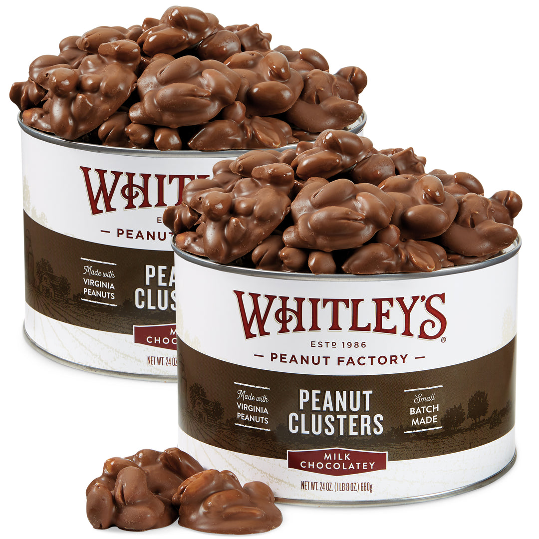 Whitley’s Cold Packed Milk Chocolatey Peanut Clusters:  Two-Pack