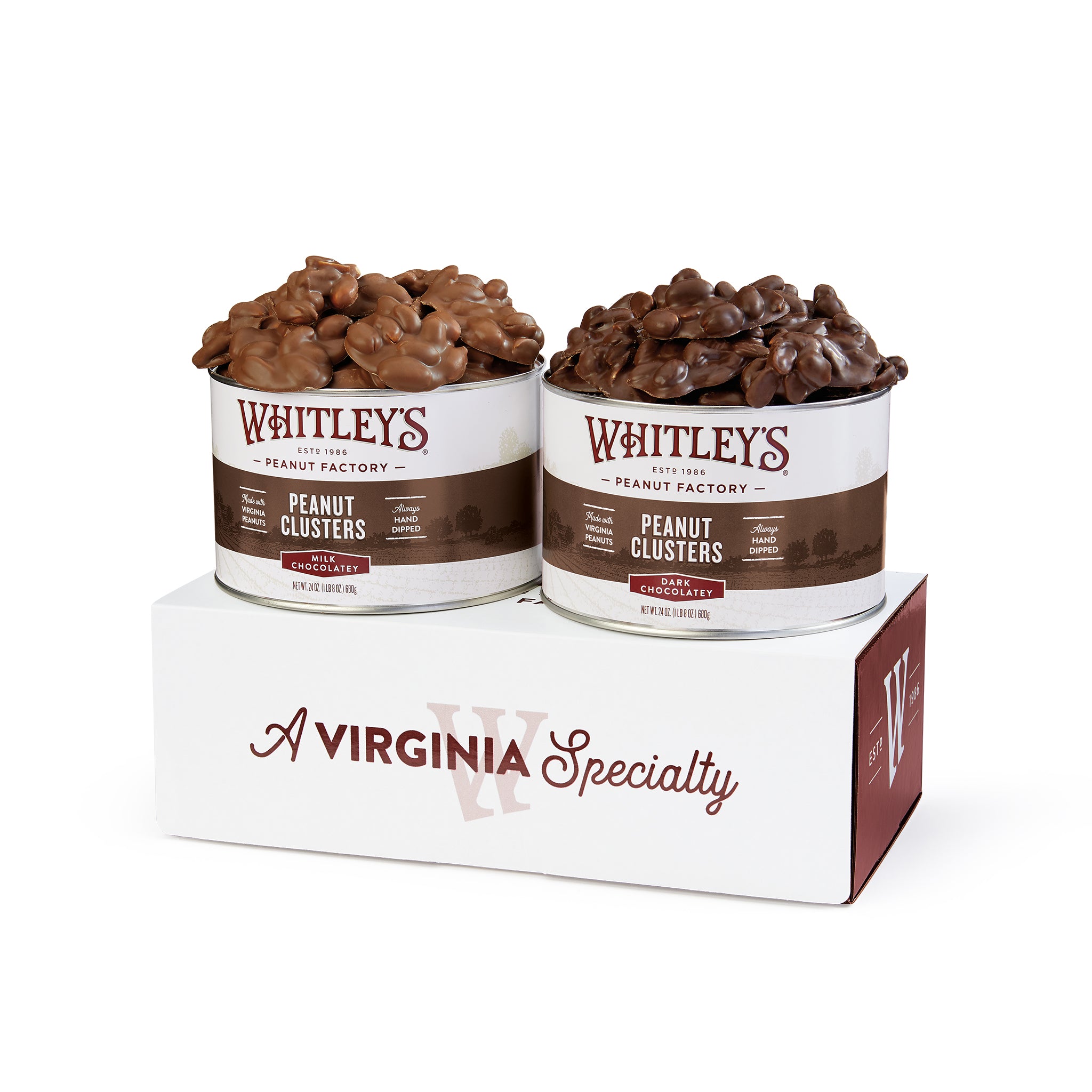 Chocolatey Duo | Chocolatey Covered Peanuts | Whitley's Peanut Factory ...