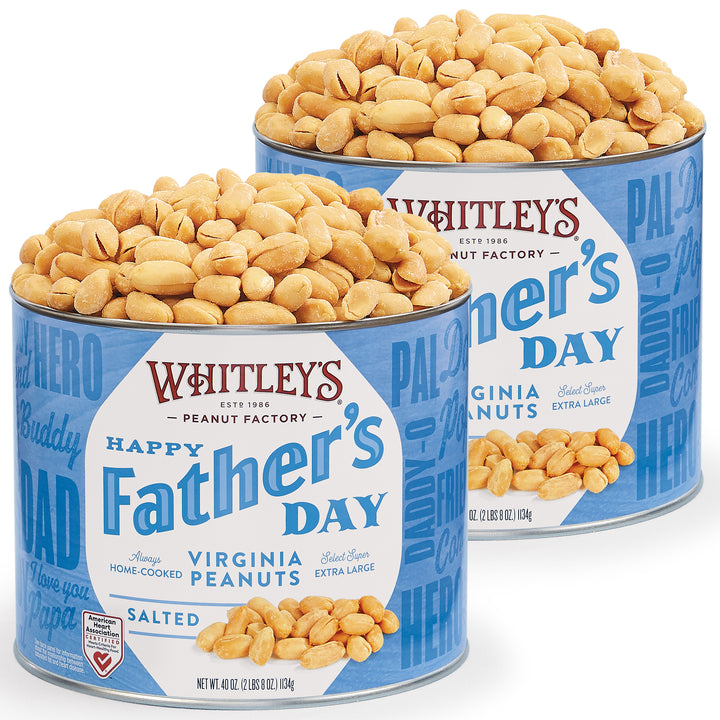 Two-Pack 40 oz. Father's Day Virginia Peanuts Tins