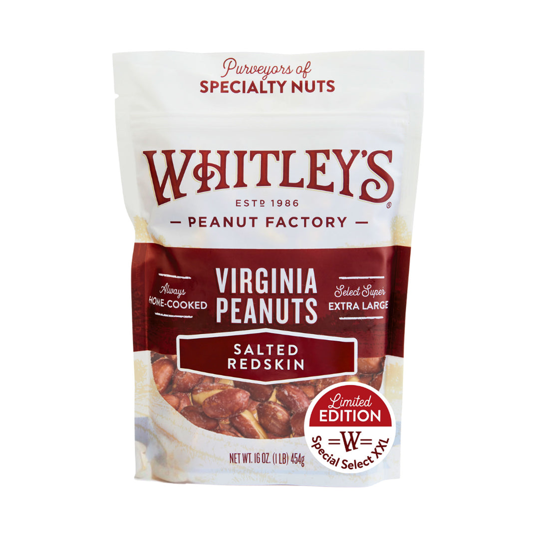 16 oz. Pouch Bag Limited Edition Special Select XXL Red-Skin Virginia Peanuts