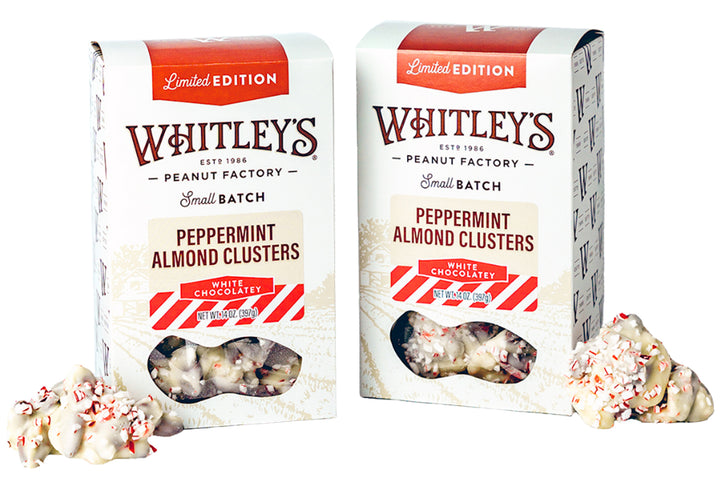 Limited Edition White Chocolatey Peppermint Almond Clusters