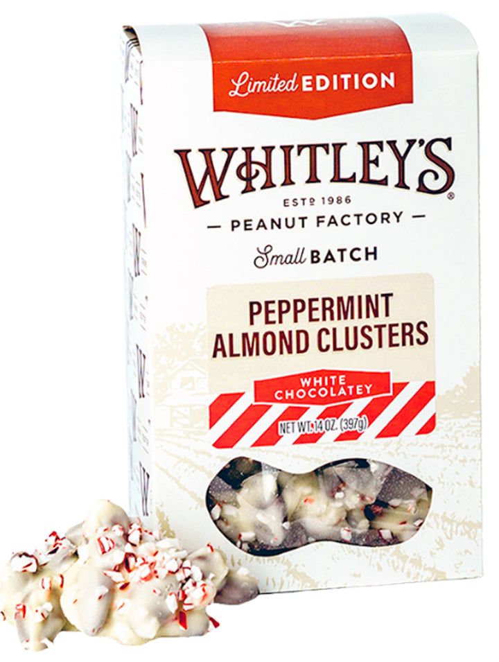Limited Edition White Chocolatey Peppermint Almond Clusters