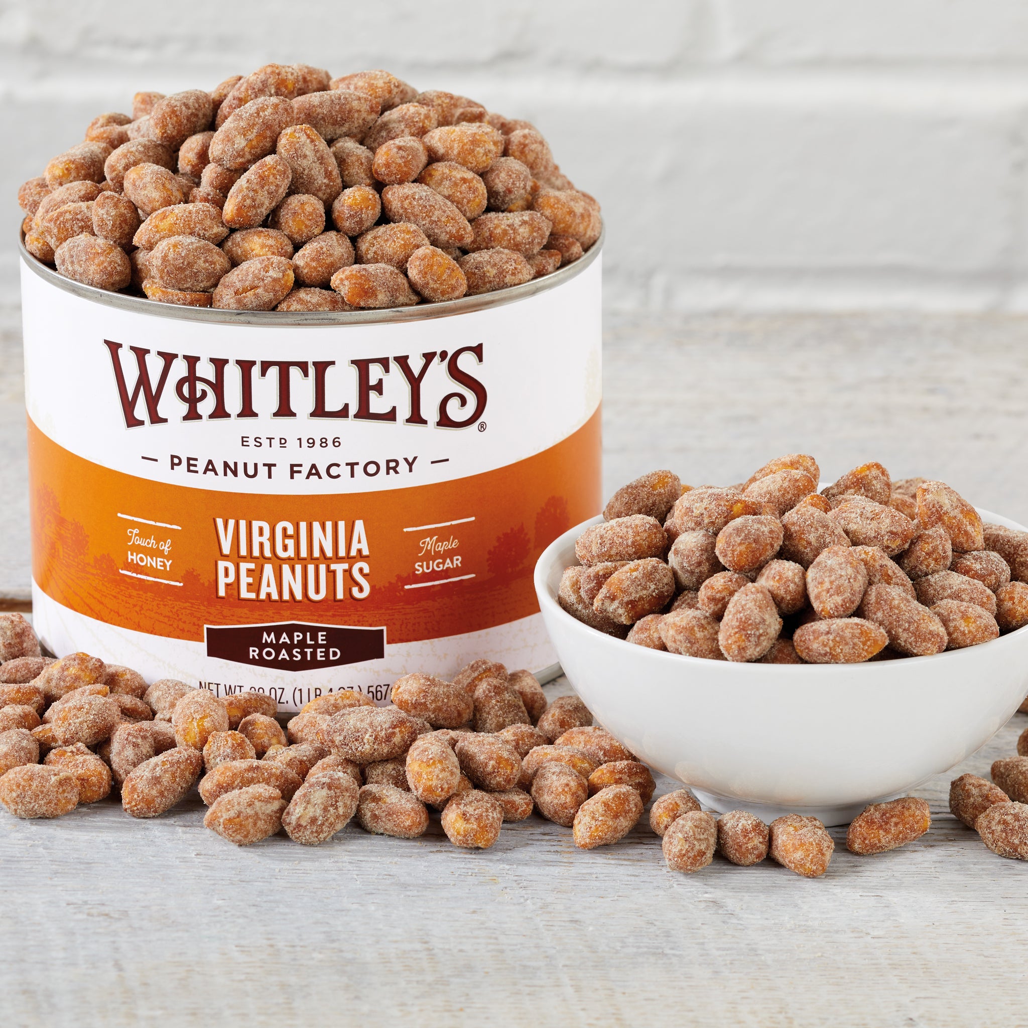 Whitley's Maple Roasted Virginia Peanuts – Whitley Peanut Factory
